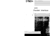 Epson C82303/09 (Parallel I/F) User Manual