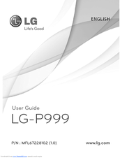 LG G2x P999 User Manual