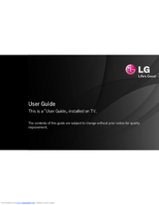 LG 55LM5800 User Manual