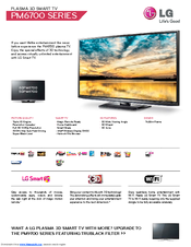 LG PM6700 Series Specifications