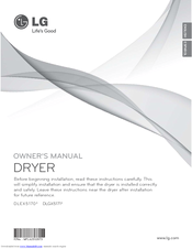 LG DLGX5171 Series Owner's Manual