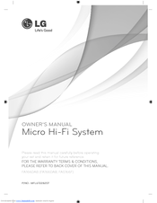LG FA166DAB Owner's Manual
