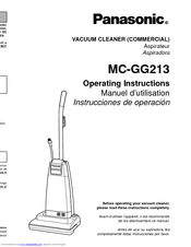Panasonic MC-GG213 Operating Instructions Manual