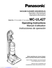 Panasonic MC-UL427 Operating Instructions Manual