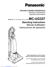 Panasonic MC-UG327 Operating Instructions Manual