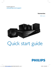 Philips HTS3541/F7 Quick Start Manual
