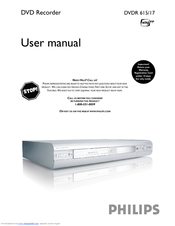 Philips DVDR615/17B User Manual