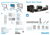 Philips HTS3251B/F8 Quick Start Manual