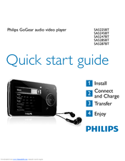 Philips GoGear SA5245BT/37 Quick Start Manual