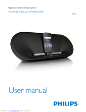 Philips Fidelio AS851 User Manual