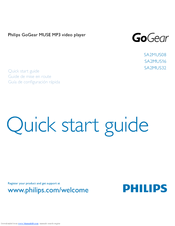 Philips GoGear SA2MUS16S/17 Quick Start Manual