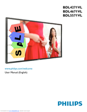 Philips Signage Solutions BDL4271VL User Manual