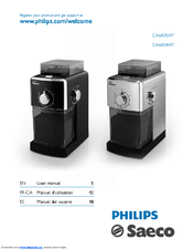 Philips Saeco CA6804/47 User Manual