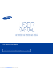 Samsung HMX-W300BP User Manual