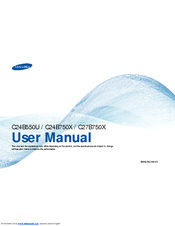 Samsung C27B750X User Manual