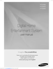 Samsung HT-E453 User Manual