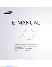 Samsung UN46ES8000 E-Manual