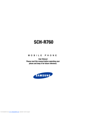 Samsung SCH-R760X User Manual