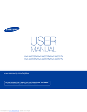 Samsung HMX-W300YN User Manual