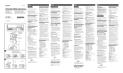 Sony ICF ICF-SW11 Operating Instructions