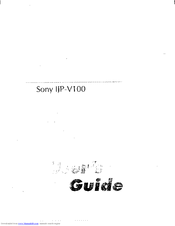 Sony Vaio IJP-V100 User Manual