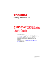 Toshiba X875-Q7290 User Manual
