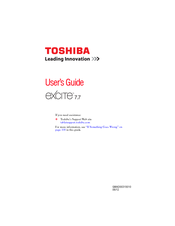 Toshiba Extite 7.7 User Manual