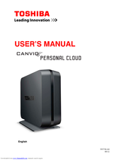 Toshiba Canvio HDNB120XKEG1 User Manual