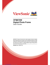 Viewsonic VFM670W User Manual