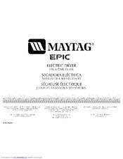 Maytag Epic MED9800TK Use And Care Manual