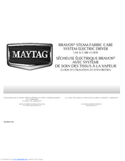 Maytag MEDB800VB - Bravos Steam Electric Dryer Use And Care Manual
