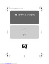 HP 7560 - CRT Monitor Warranty