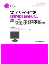 LG FLATRON L1933TR-SF Service Manual