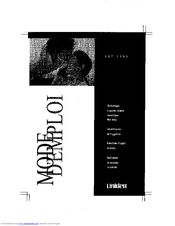 Uniden EXT 1965 Mode D'emploi