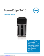 Dell PowerEdge T610 Technical Manual