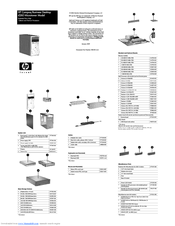 Compaq d260 - Microtower Desktop PC Illustrated Parts Map