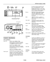 Epson Endeavor 486C Product Information Manual