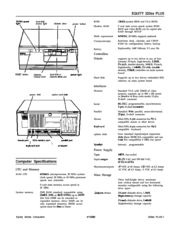 Epson Equity 320SX PLUS Product Information Manual