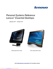 Lenovo 40253LU Personal Systems Reference