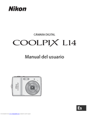Nikon 25589 - Coolpix L14 7.1MP Digital Camera Manual Del Usuario