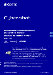 Sony DSC-T500/B - Cyber-shot Digital Still Camera Instruction Manual