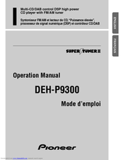 Pioneer DEH-P9300 Operation Manual