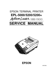 Epson ActionLaser 1500 Service Manual