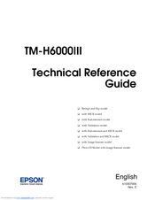 Epson ProofPlus TM-H6000III Technical Reference Manual
