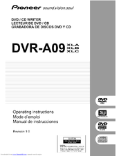 Pioneer DVR-A09XLC Operating Instructions Manual