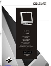 HP L1500 - 15 Inch LCD Monitor User Manual