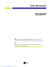 LG W2284F-PF Guía Del Usuario