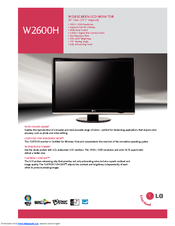 LG W2600H-PF -  - 25.5