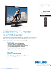 Philips 221T1SB1 Specifications