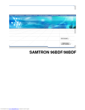 Samsung Samtron 98BDF User Manual